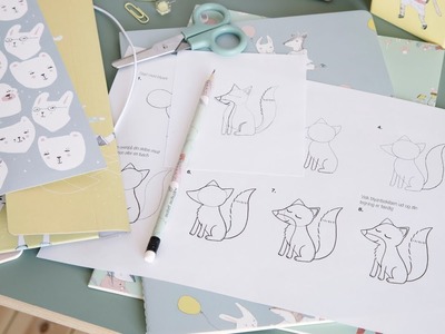 DIY : Learn how to draw with Anna and Clara