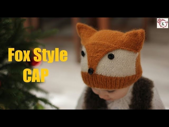 Fox Style Baby Cap Knitting in Hindi