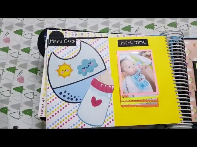 Handmade Scrapbook Baby Boy First Year by Devashree