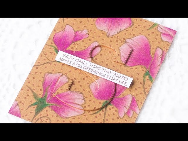 How to Color Florals using Prismacolor Colored Pencils (feat. Altenew stamps & dies)