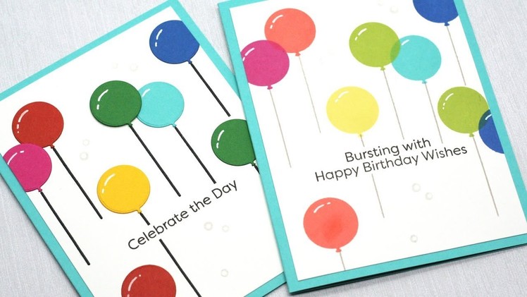 How to Create Rainbow Birthday Cards