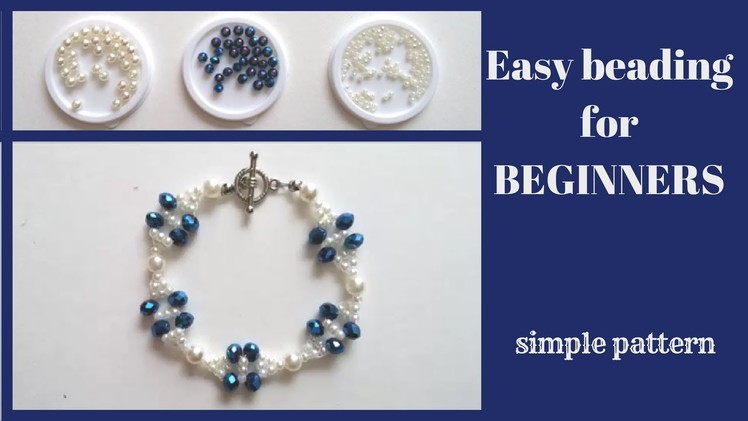 ???? How to make a bracelet at home. Learn beading -easy -fast-free????