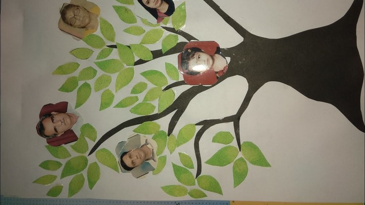 How to make a Family tree for kids|easy tutorial|step by step