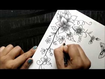 How to make a greeting card with pencil sketch version-5