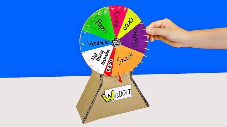 How To Make A Prize Wheel from Cardboard
