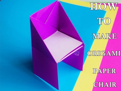 How to make an origami chair easy step by step | origami | paper chair