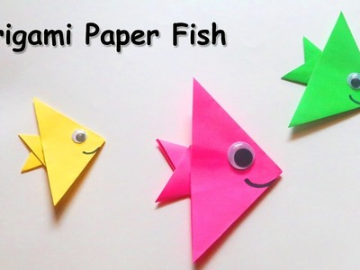 How to make Paper Fish ? Origami Paper Fish Tutorial