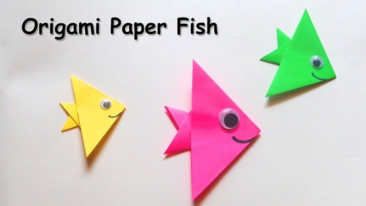 How to make Paper Fish ? Origami Paper Fish Tutorial