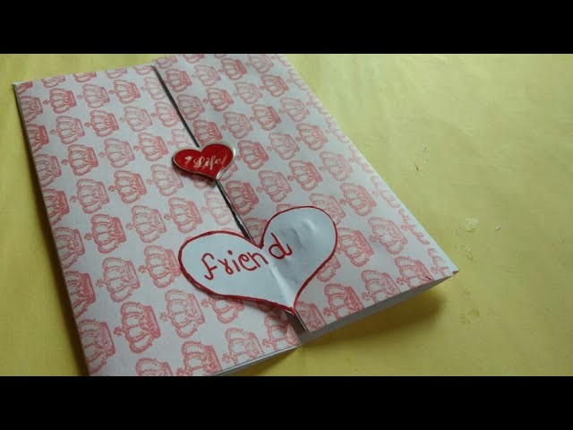 how to make your best friend a card