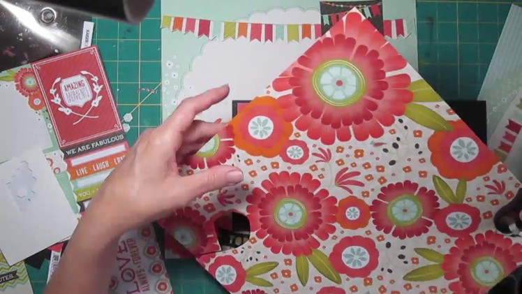 Scrapbook Process  Paper as Inspiration and Using a Kit