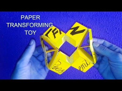 Transforming Paper Toy - How to Make