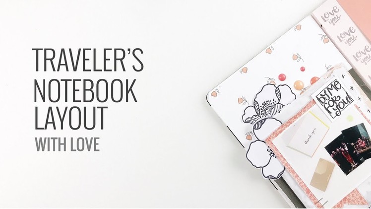 Traveler's Notebook Layout | Scrapbook.com Stamps