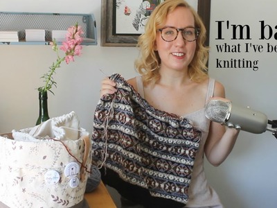 What I've been knitting - July 2018