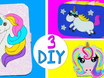 3 ???? DIY | How to make Unicorn - Bag , Phone case , Wallet | DIY Unicorn crafts | Julia DIY