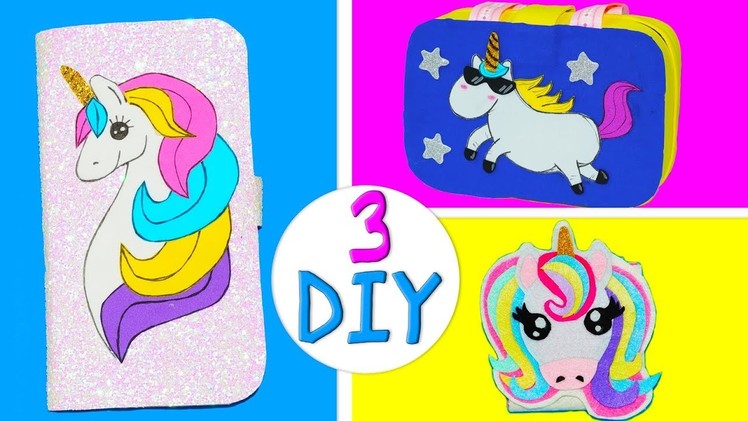 3 ???? DIY | How to make Unicorn - Bag , Phone case , Wallet | DIY Unicorn crafts | Julia DIY