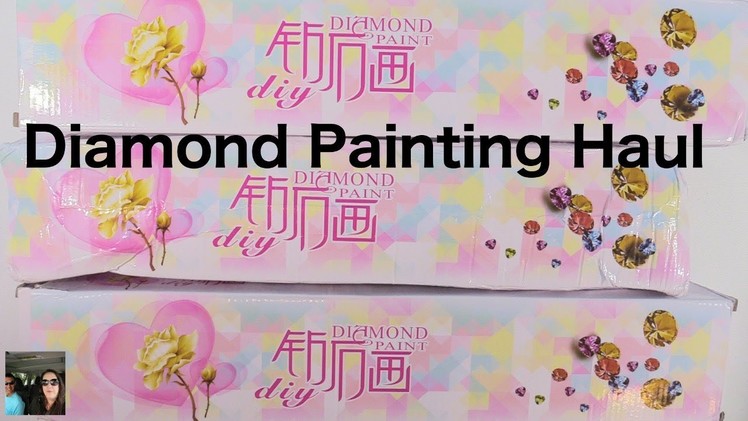 5D DIY Diamond Painting Haul Homfun Ali Express | Arts & Crafts | PaulAndShannonsLife