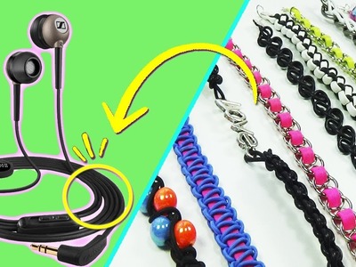 Crafts with headphones - Ecobrisa DIY