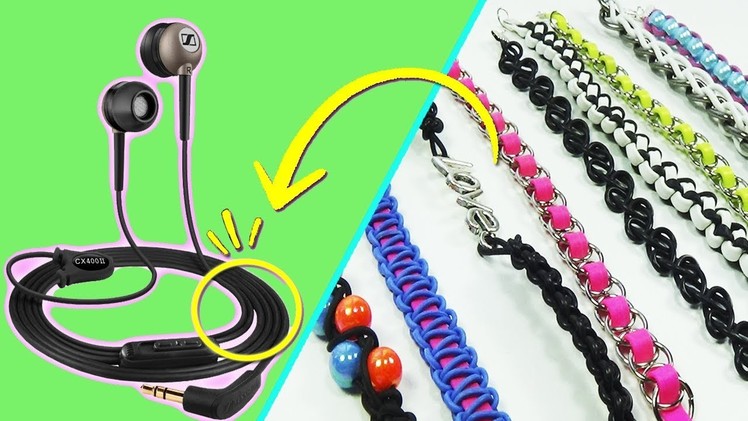 Crafts with headphones - Ecobrisa DIY