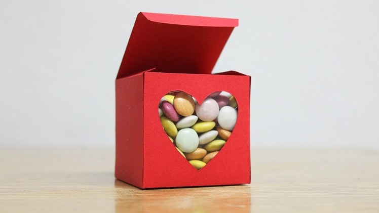 DIY Candy Box Gift - Making Paper Boxes with lids