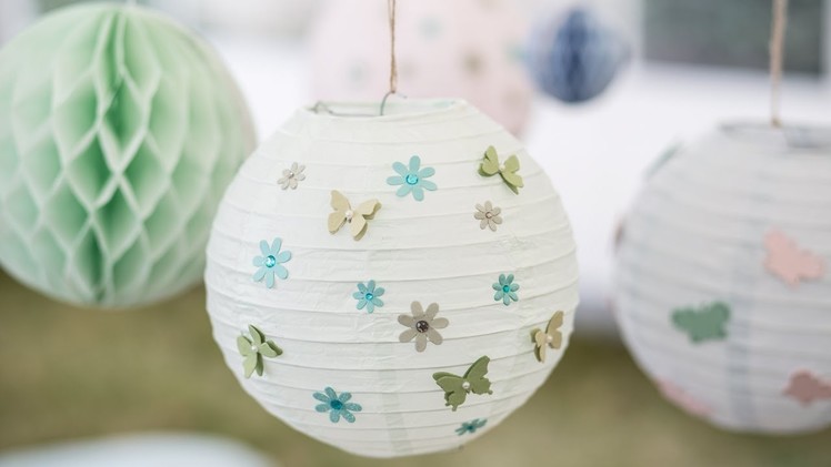 DIY : Create ’hygge’ with rice paper lanterns by Søstrene Grene