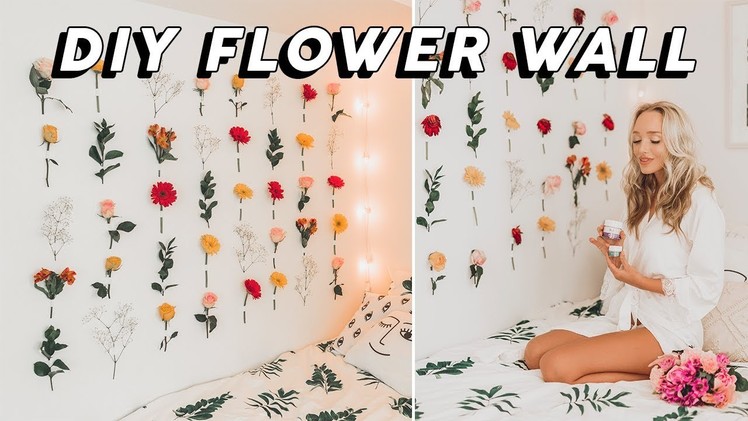 DIY Flower Wall: How To & Tips | GwenGwizEtc