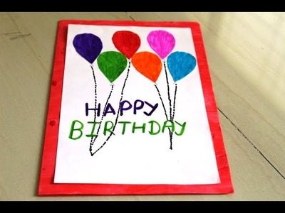 DIY - Happy Birthday Card | Paper Birthday Card Origami | Kids card origami