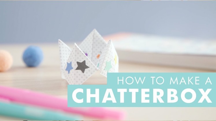 DIY Ideas - How to Make a Chatterbox. Fortune Teller