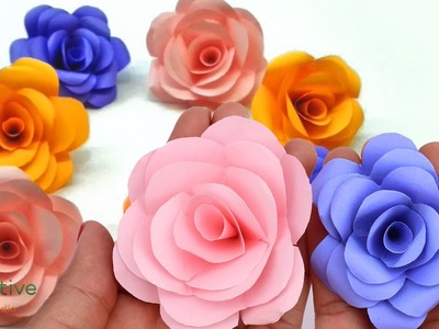 DIY | Make Simple and Easy Paper Rose Flower