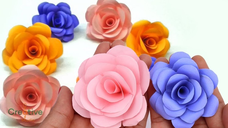 DIY | Make Simple and Easy Paper Rose Flower