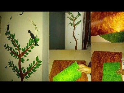 DIY tree home decor || Easy decoration ideas with chart paper || Try this today