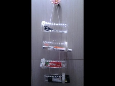 DIY Wall Hanging Multipurpose Bathroom Organizer ll Smart Money Saving Creative Re use idea