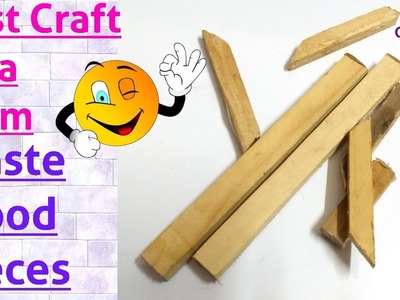 DIY Wood crafts | DIY showpiece from wood | best out of waste ideas