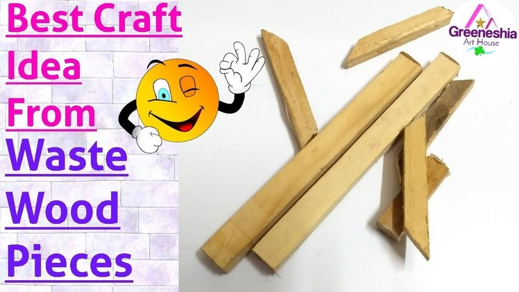 DIY Wood crafts | DIY showpiece from wood | best out of waste ideas