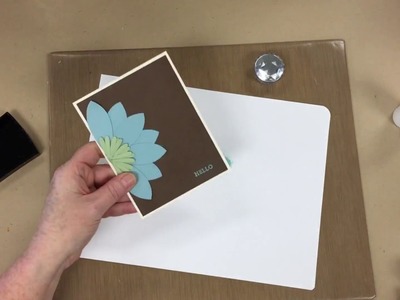 DIY Zen Lotus Flower Card | Sizzix