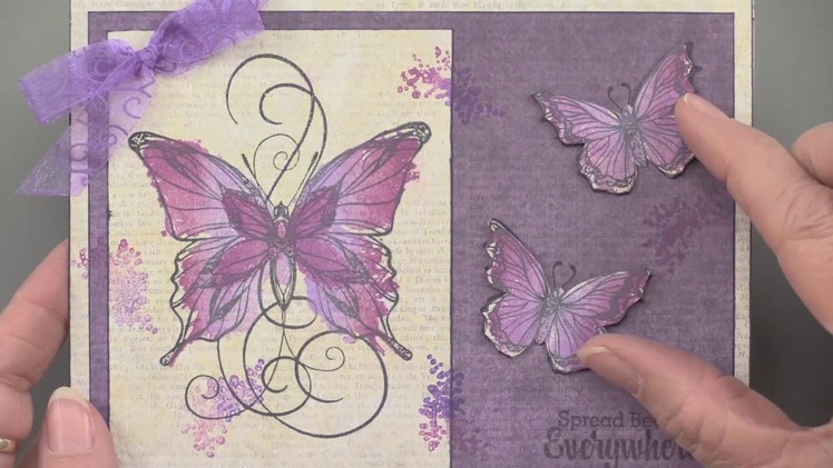 Hot Off The Press: Easy Watercolor Butterflies - Paper Wishes Weekly Webisodes