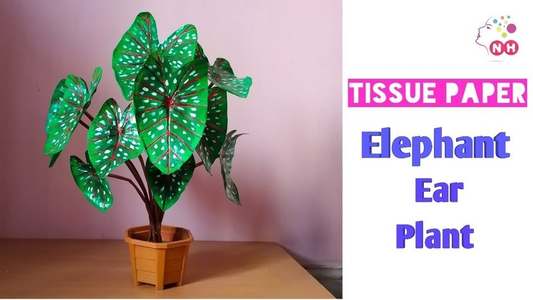 How to make A Fake Plant Using Tissue Paper