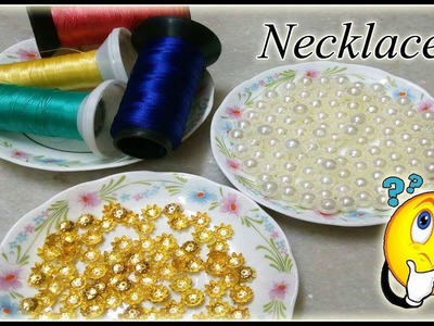 How To Make Beautiful Silk Thread Tassel Necklace At Home | DIY | Jewelry Making | DiyArtiePie