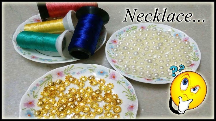 How To Make Beautiful Silk Thread Tassel Necklace At Home | DIY | Jewelry Making | DiyArtiePie
