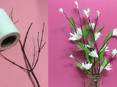 How to Make Tissue Paper Flower - DIY Room Decoration