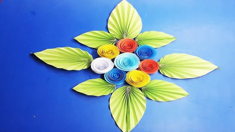 Origami paper flower for Home Decoration, Wall Decoration Door, Hanging Flower Paper Craft Ideas