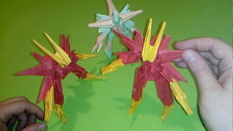 Origami Transformer - Robot. How to make a Paper Transformers 2.2
