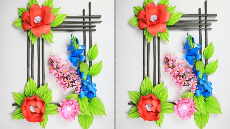 Paper Flower Wall Hanging: DIY Hanging Flower | Wall Decoration Ideas (Very Easy)