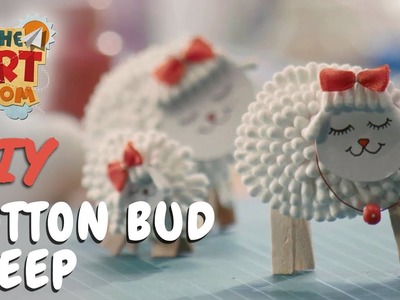 The Art Room - Cotton Bud Sheep | Best out of Waste | Easy DIY Crafts for Kids