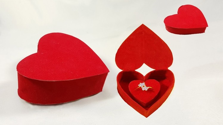 গিফট বক্স তৈরি করুন নিজের হাতে. How To Make A Heart Gift Box. Valentines gift box