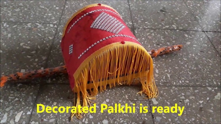 आषाढी एकादशी स्पेशल || Palki Making || How to make Palki || School Project