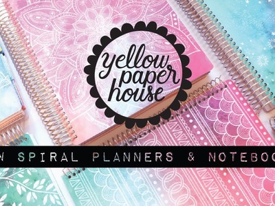 Yellow Paper House NEW Spiral Planners & Notebooks | LAUNCHING 7.13.18
