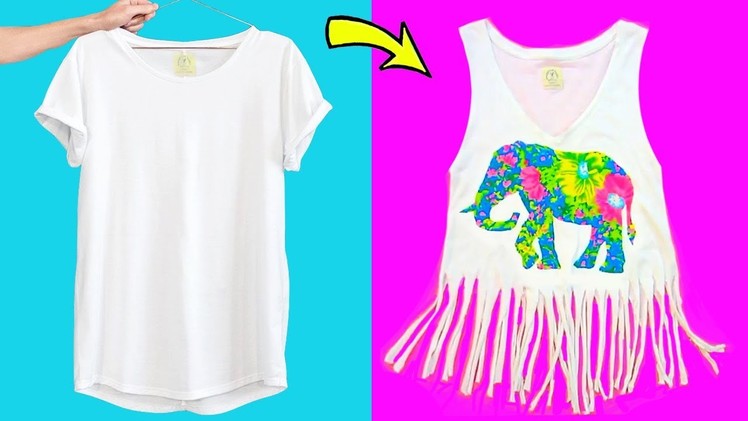 10 DIY CLOTHES IDEAS YOU NEED TO TRY | Cool Clothing Life Hacks
