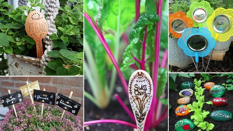 100 Easy & Cheap DIY Labels-Markers the Garden | DIY Garden