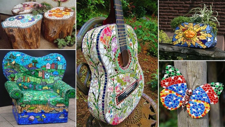 120 Magnificent DIY Mosaic Garden Decorations For Your Inspiration | DIY Garden