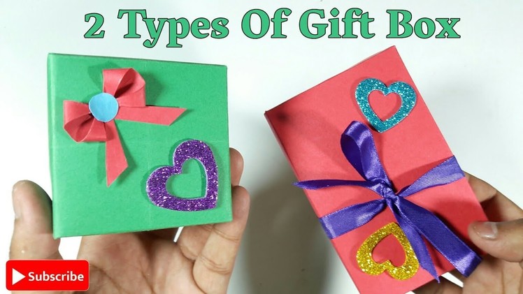 2 DIY Gift Ideas | Amazing And Simple Gift Box | DIY Arts And Craft | Handmade Craft Idea